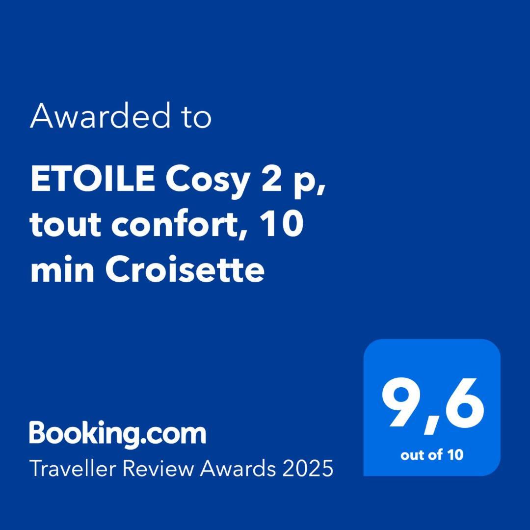 Etoile Cosy 2 P, Tout Confort, 10 Min Croisette Cannes Eksteriør bilde
